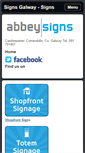 Mobile Screenshot of abbeysigns.ie