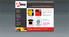 Desktop Screenshot of abbeysigns.com